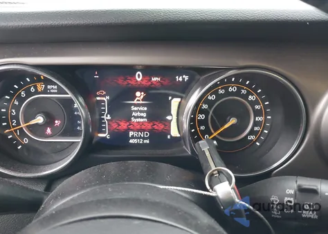 2020 Jeep Wrangler Unlimited Sport S 4X4 z USA, uszkodzony, nr VIN 1C4HJXDG2LW339960